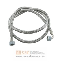 Latiguillo gasoil 1/4H codo 3/8H recta 1500mm