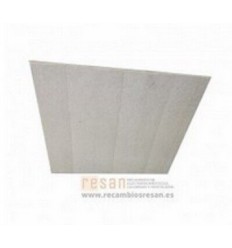 Placa barlan 500x500x6mm 850º