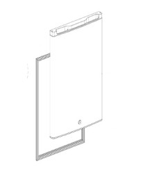 Puerta frigorifico con burlete Teka TS1-138