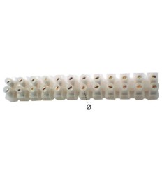 Regleta conexion cable 4.2 mm. 12 uds.