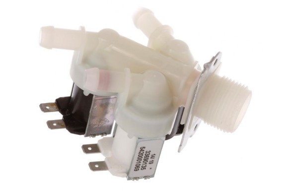 Electrovalvula 3 vias 180º 220V.