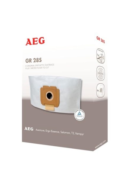Bolsa aspirador AEG GR28 original (Ver 915735)