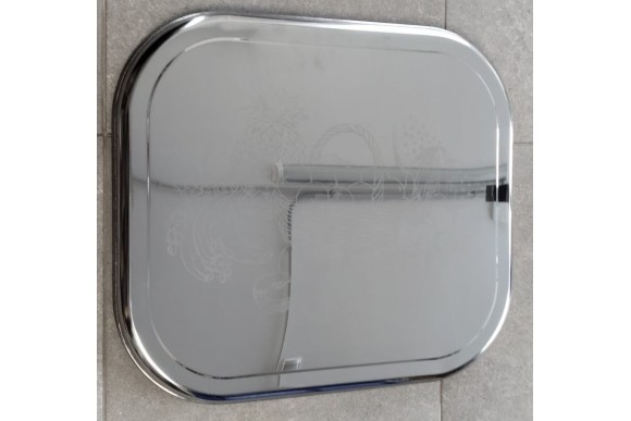 Cubreencimera vitro redonda inox