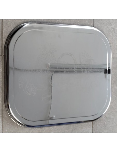 Cubreencimera vitro redonda inox