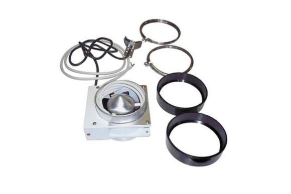 Kit tiro forzado calentador tubo 110mm 2.75m3/min.