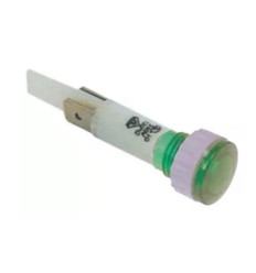 Piloto señalizacion verde rosca d:10 mm 230V