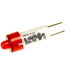 Piloto señalizacion rojo rosca d:10 mm 230V