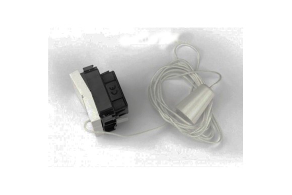 Interruptor unipolar balancin 11x30 mm. con cuerda