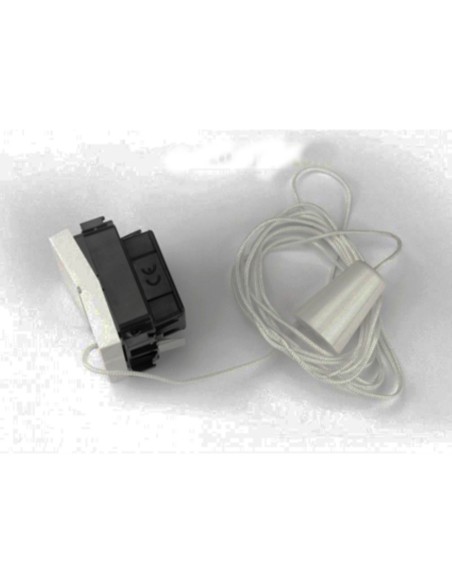 Interruptor unipolar balancin 11x30 mm. con cuerda