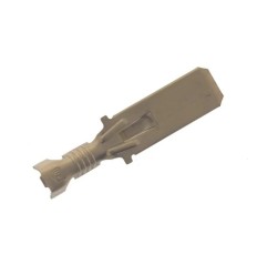 Terminal faston hembra /macho con gancho 6,3 mm.