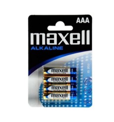 Pilas alcalinas MAXELL LR03 AAA (blister 4 uds)