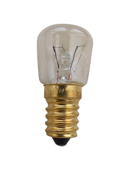 Bombilla microondas 20-25W 300ºC E14 corta