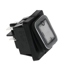 Interruptor bipolar blanco 30x22 mm. 20A