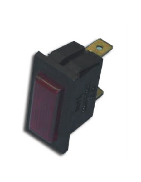 Interruptor rojo rectangular