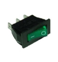 Interruptor unipolar verde 11x30