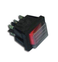 Interruptor bipolar rojo 6 faston