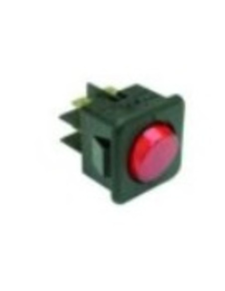 Interruptor bipolar rojo 25x25 4 faston