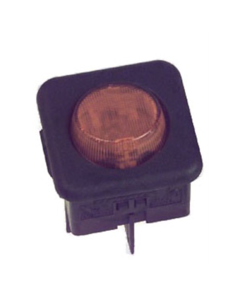 Interruptor bipolar naranja 25x25 4 faston