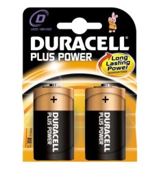 Pila alcalina DURACELL D-LR20 (pack de 2 uds)