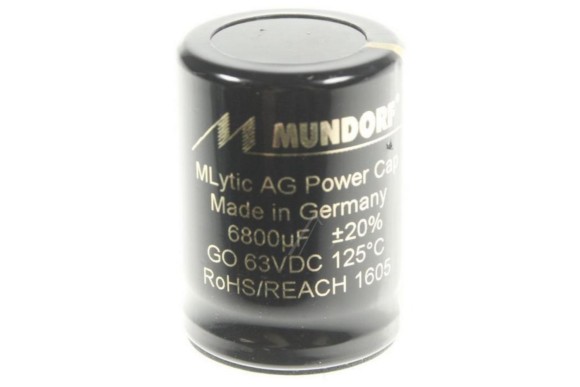 Condensador electrolitico 63V 6800 uF.