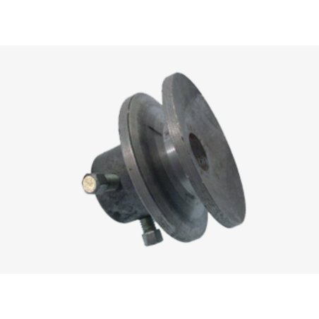 Polea motor 2/16 correa 4L eje 15 mm.