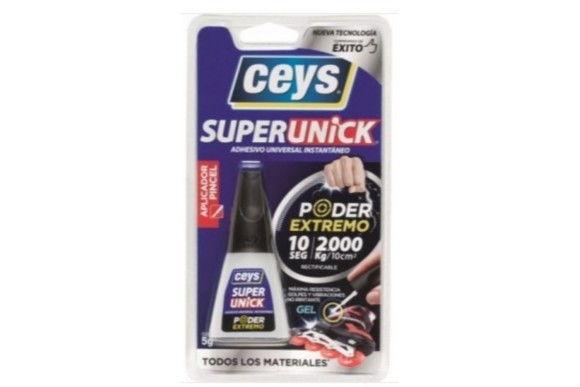 Adhesivo universal instantaneo Superunik Ceys