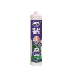 Silicona sellatodo Ceys blanca cartucho 280 ml.