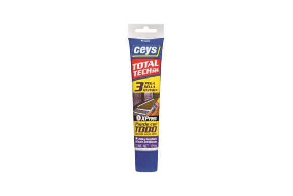 Adhesivo Total tech Ceys blanco tubo 125 ml.
