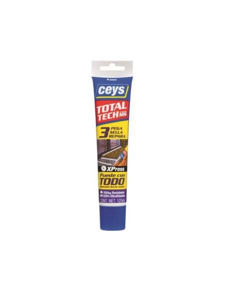 Adhesivo Total tech Ceys blanco tubo 125 ml.