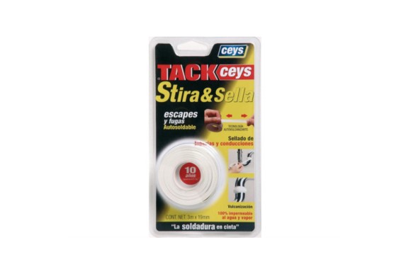 Cinta Stira & Sella Ceys blanco 3 mx19 mm.