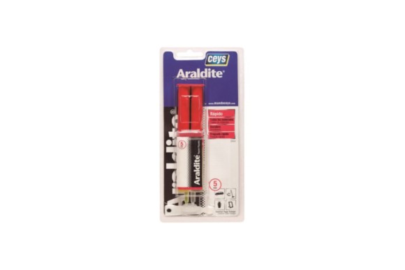 Adhesivo rapido bicomponente jeringa Ceys 24 ml