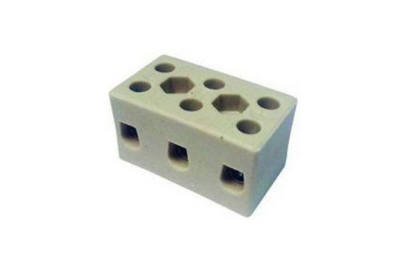 Regleta ceramica 3x1 6mm2 L:39mm 32A