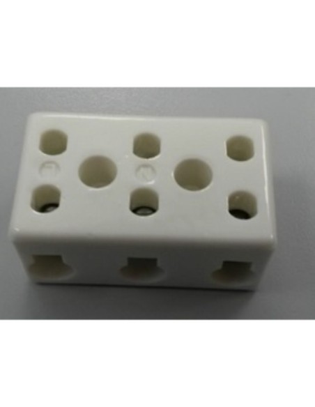 Regleta ceramica 3x1 10 mm2 L:52mm 400V 51x31x23mm