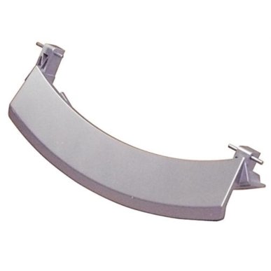 Maneta puerta lavadora Bosch 230 mm. plateado