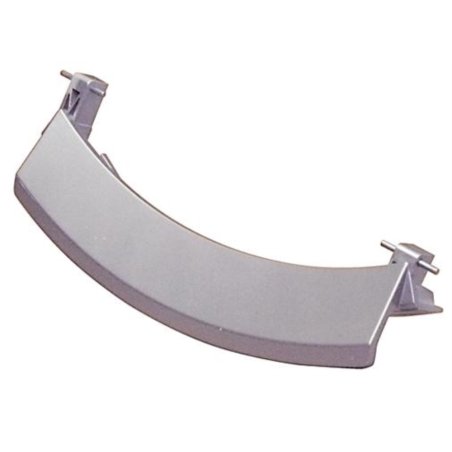 Maneta puerta lavadora Bosch 230 mm. plateado