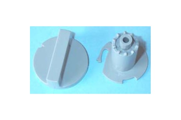 Mando programador Zanussi rayado gris