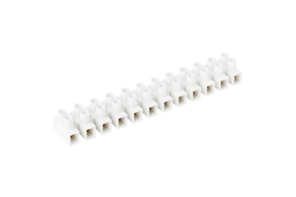Regleta conexion cable 2.8 mm. 12 polos