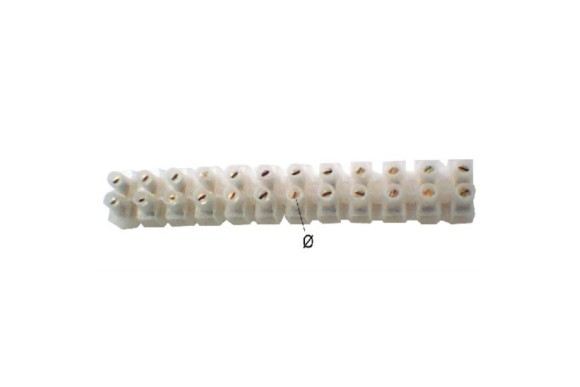 Regleta conexion cable 4.2 mm. 12 uds.