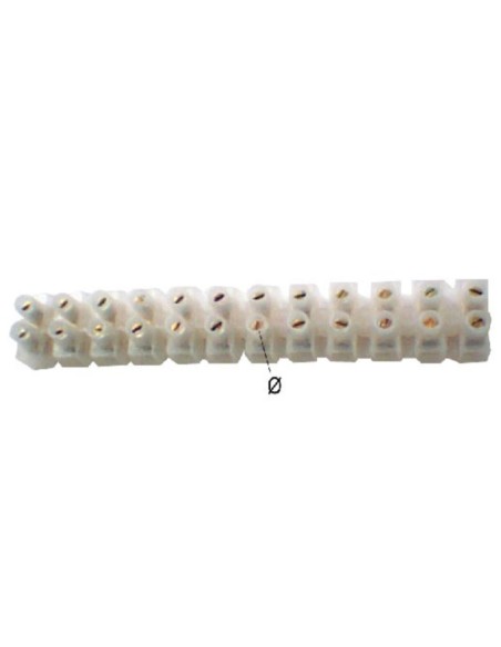 Regleta conexion cable 4.2 mm. 12 uds.