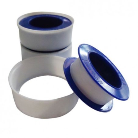 Cinta teflon rollo 10m x 12.7 mm.x0.08 mm (unidad)