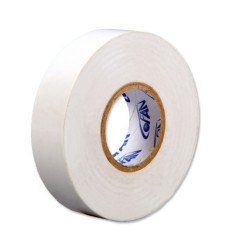 Cinta aislante 19 mm.x10 MTS BLANCA