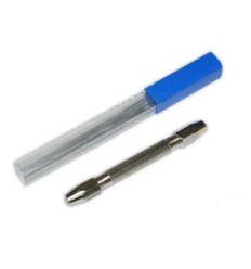 Juego escariadores con maneral  (12uds --0,6 a 1,5 mm)
