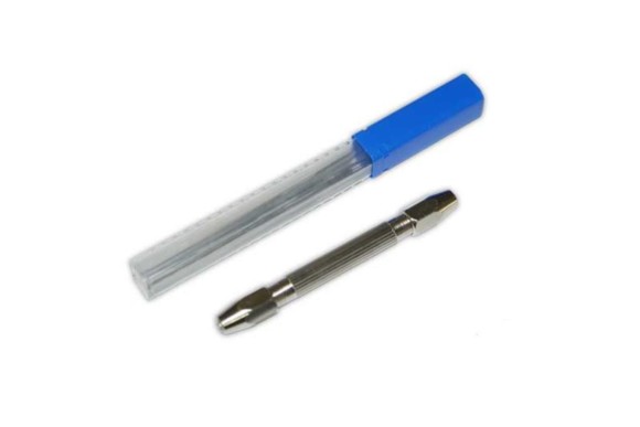 Juego escariadores con maneral  (12uds --0,6 a 1,5 mm)