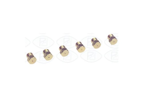 Conjunto inyectores cocina M6 0.6-0.65-0.72-0.8