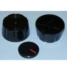 Mando cocina estandar 8 mm. sin eje negro