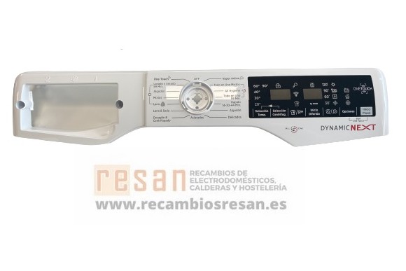 Frontal de mandos con sensor