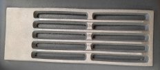 Parrilla cocina Hergom 384x146mm