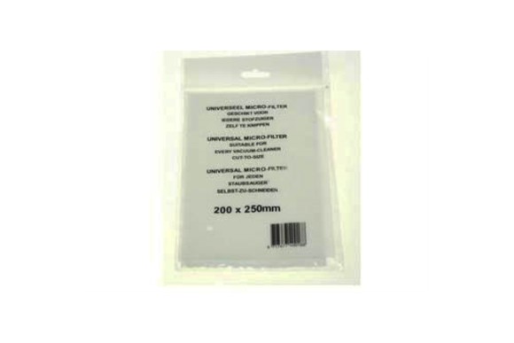 Microfiltro aspirador universal 255x202 mm.