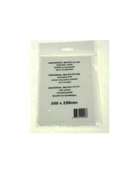 Microfiltro aspirador universal 255x202 mm.