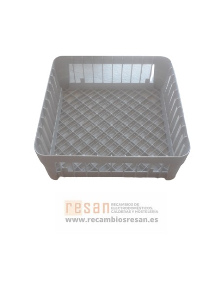 Cesto vasos 400x400x150 plastico liso